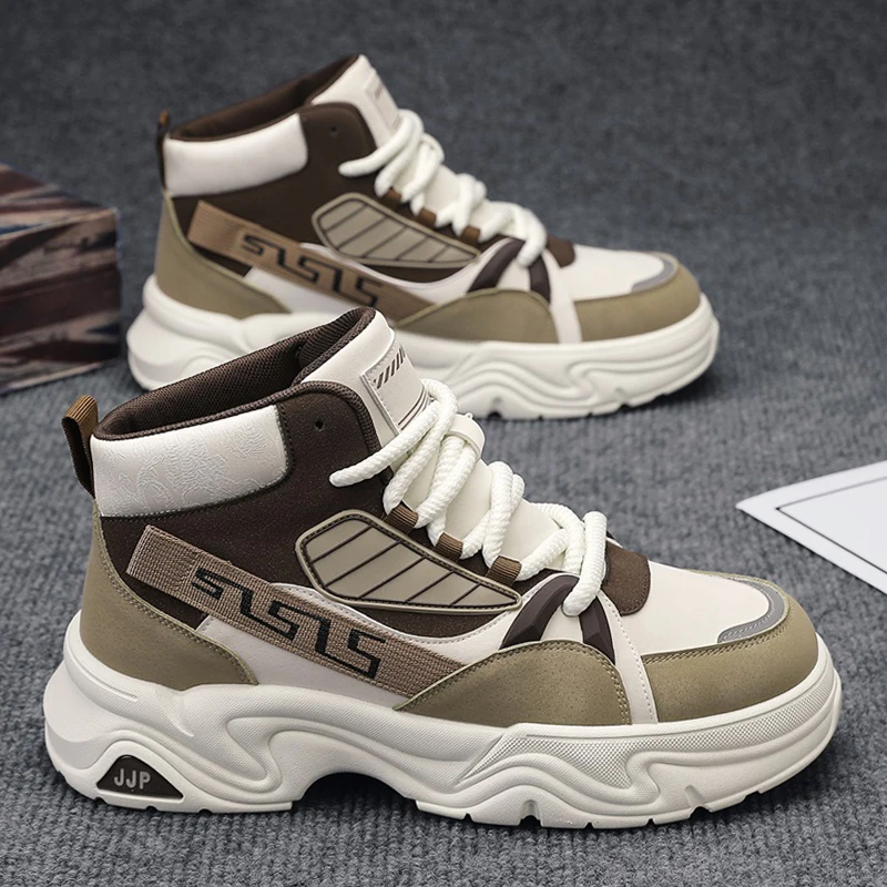 Кроссовки мужские кожаные