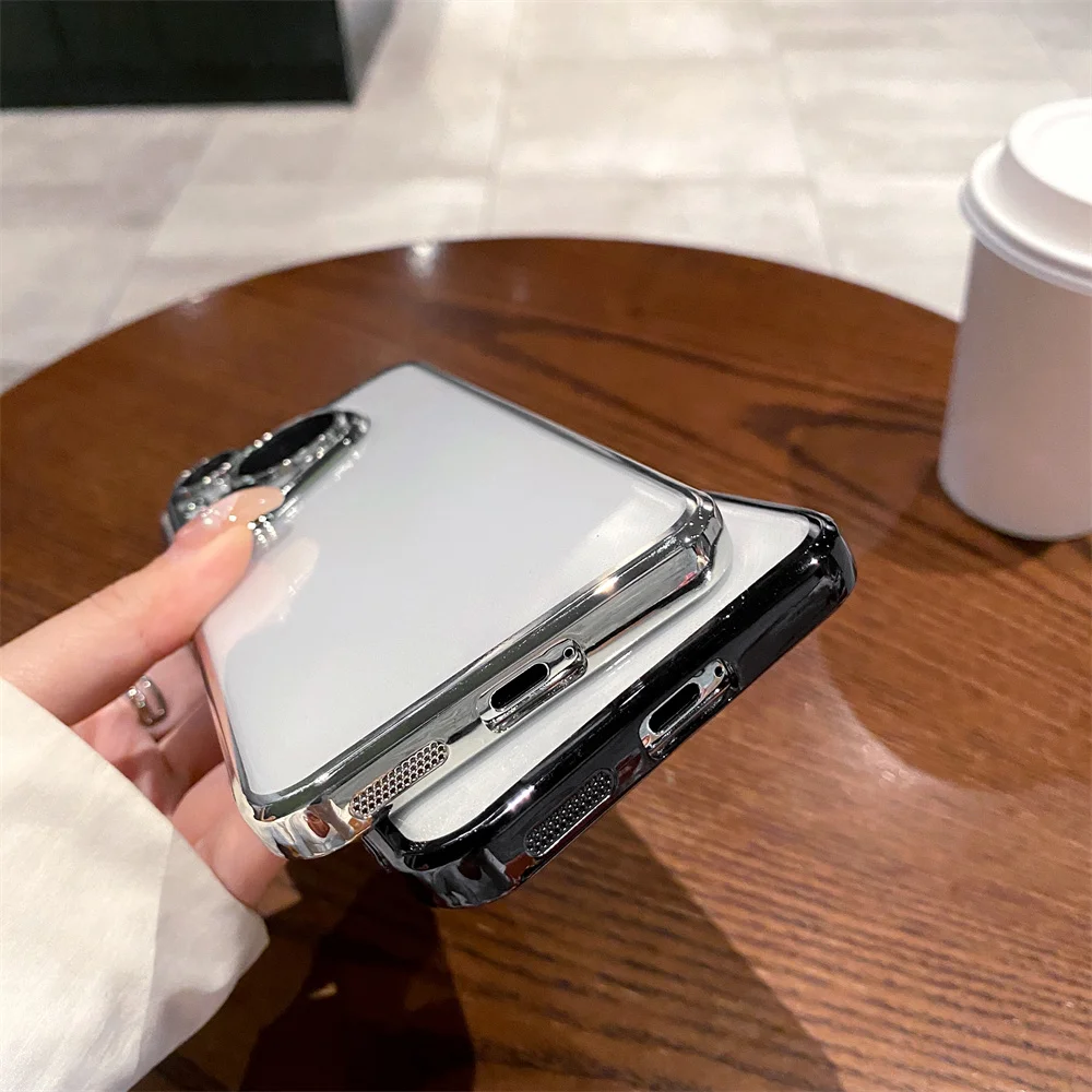 Прозрачный чехол с покрытием для телефона Huawei Pura 70 Ultra P70 Pro прозрачный