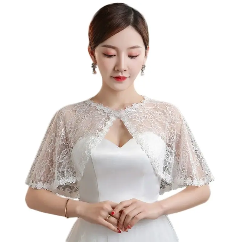 

Bridal Wedding Cloak Lace Shawl Dress Accessories Shawl Coat Korea Japan