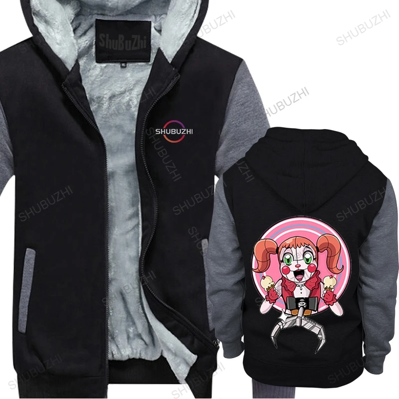 

new brand cotton man fleece hoody winter jacket new arrived Circus Baby Ice-cream warm pullover mans shubuzhi hooded sweatshirt
