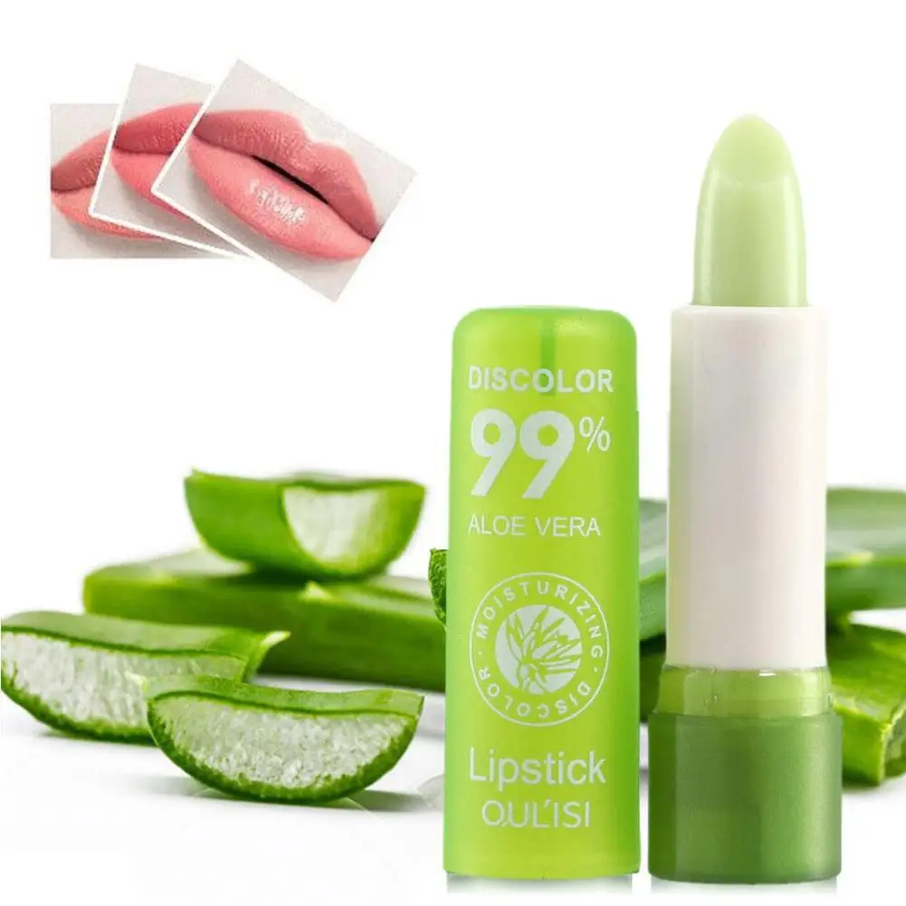 

Aloe Vera Lipstick Color Changing Lip Balm Lasting Make-up Cup Non-stick Korean Mirror Lip Wholesale Tint Lip Gloss Cheap