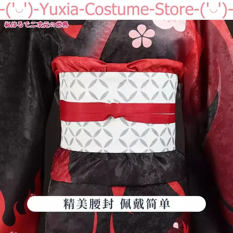 Кимоно Genshin Impact Hanyuuda chizulu женский косплей костюм искусственная игра униформа Hallowen