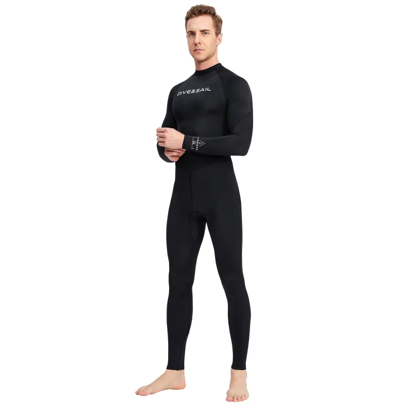 Adult Surfing Wetsuit Men Swimwear Diving Suit Nylon M-3XL Full Wetsuit Diving Snorkeling Body Suits