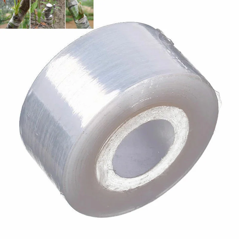 

150 м * 3 см рулон прививочной ленты для питомника растягивающаяся самоклеящаяся биоразлагаемая белая прививочная лента инструменты для дере...