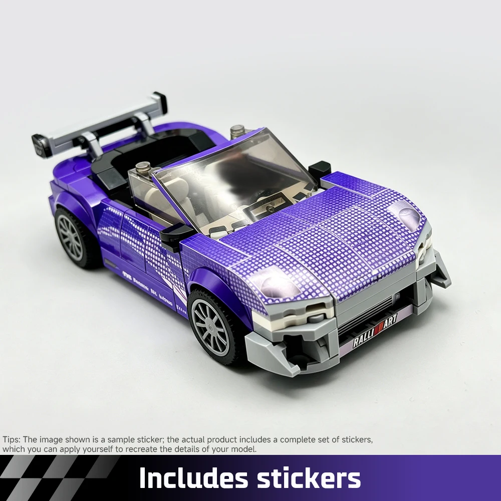 Новая модель MOC Speed ​ ​ Конструктор «Классический гоночный автомобиль»: Модульная сборная модель для детей, подарочный набор для мальчиков (art.: 3920db01ff46c) - 3920db01ff46c
