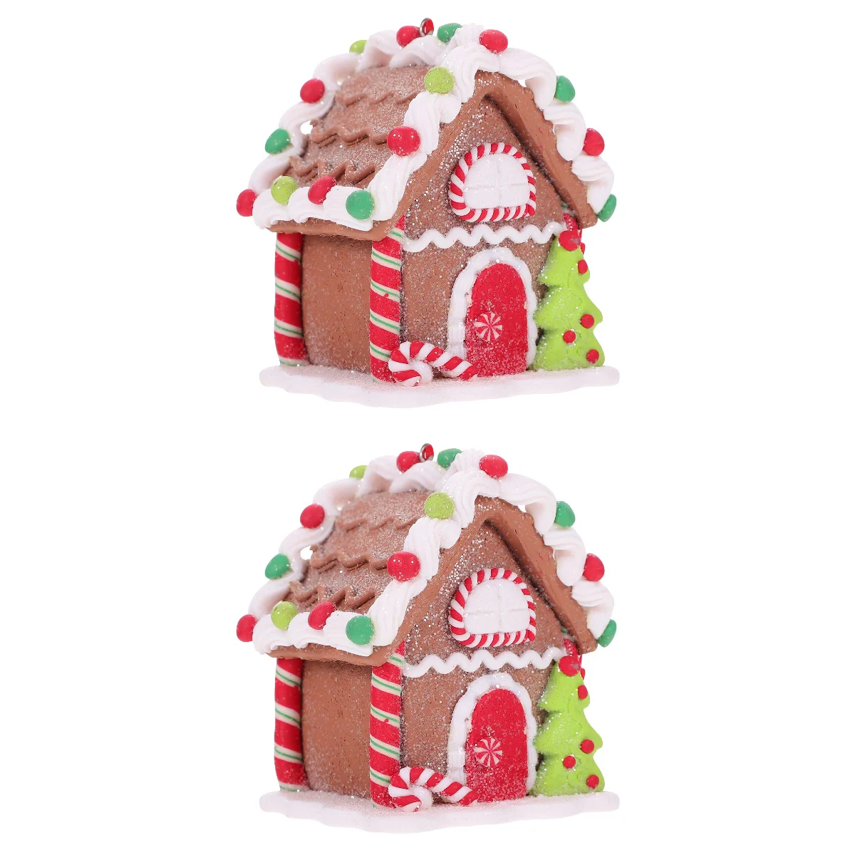 

2 шт. свадебное украшение, подвеска на рождественскую елку, подвесной мини-дом, искусственное украшение