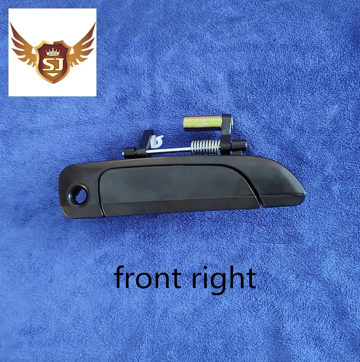 

Наружная дверная ручка для Honda Civic Sedan 2001-2005, передняя левая и правая, полированная, Черная