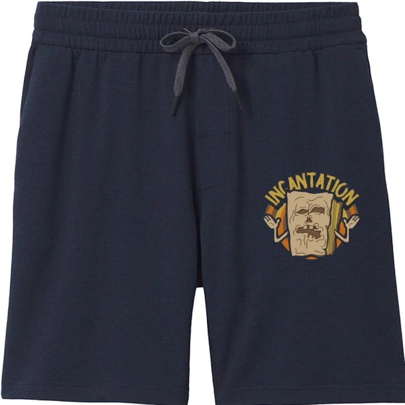 

INCANTATION Print Woman men shorts Oversized Plus Cotton men shorts Casual Anime Simplicity Crewneck Vintage gym shorts Woman
