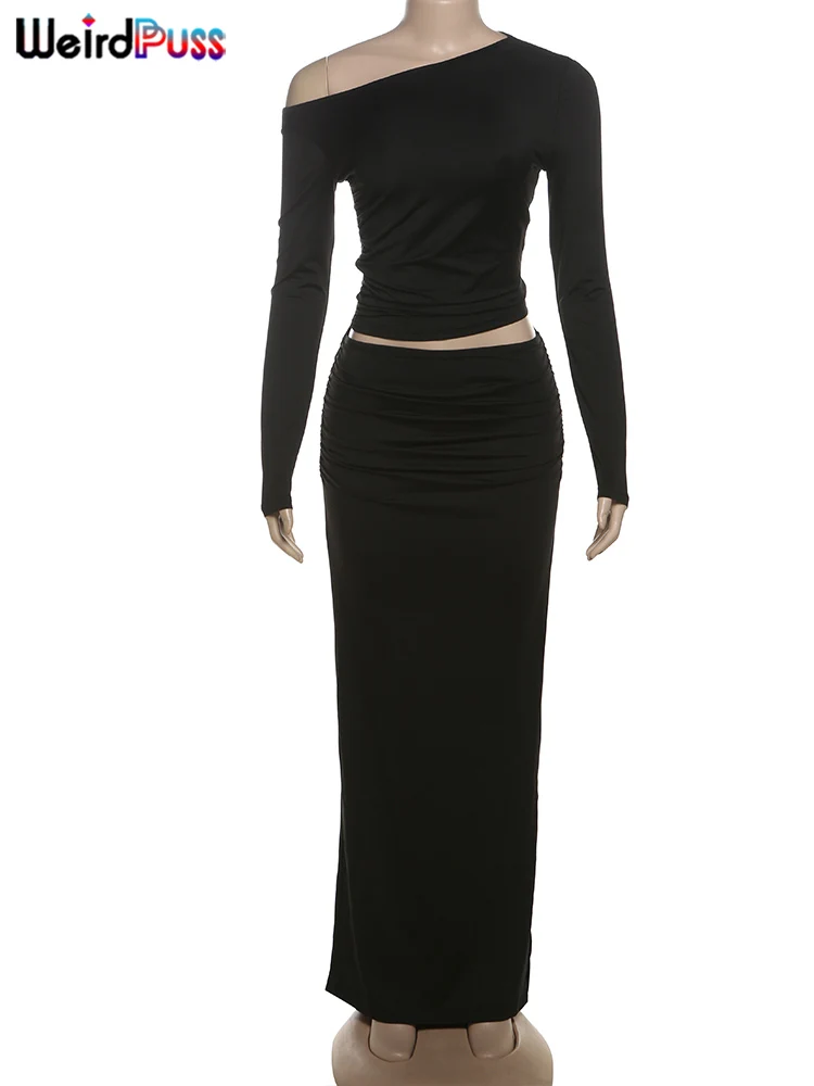 Weird Puss простой женский комплект из 2 предметов эластичный однотонный