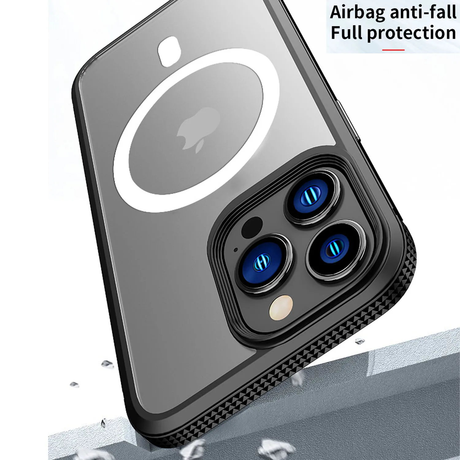 Tanie Dla IPhone 14 13 Pro MAX Magnetyczny Futerał Z Włókna Węglowego Odporny Na Wstrząsy Futerał Na Telefon IPhone 13 Pro Max Mini