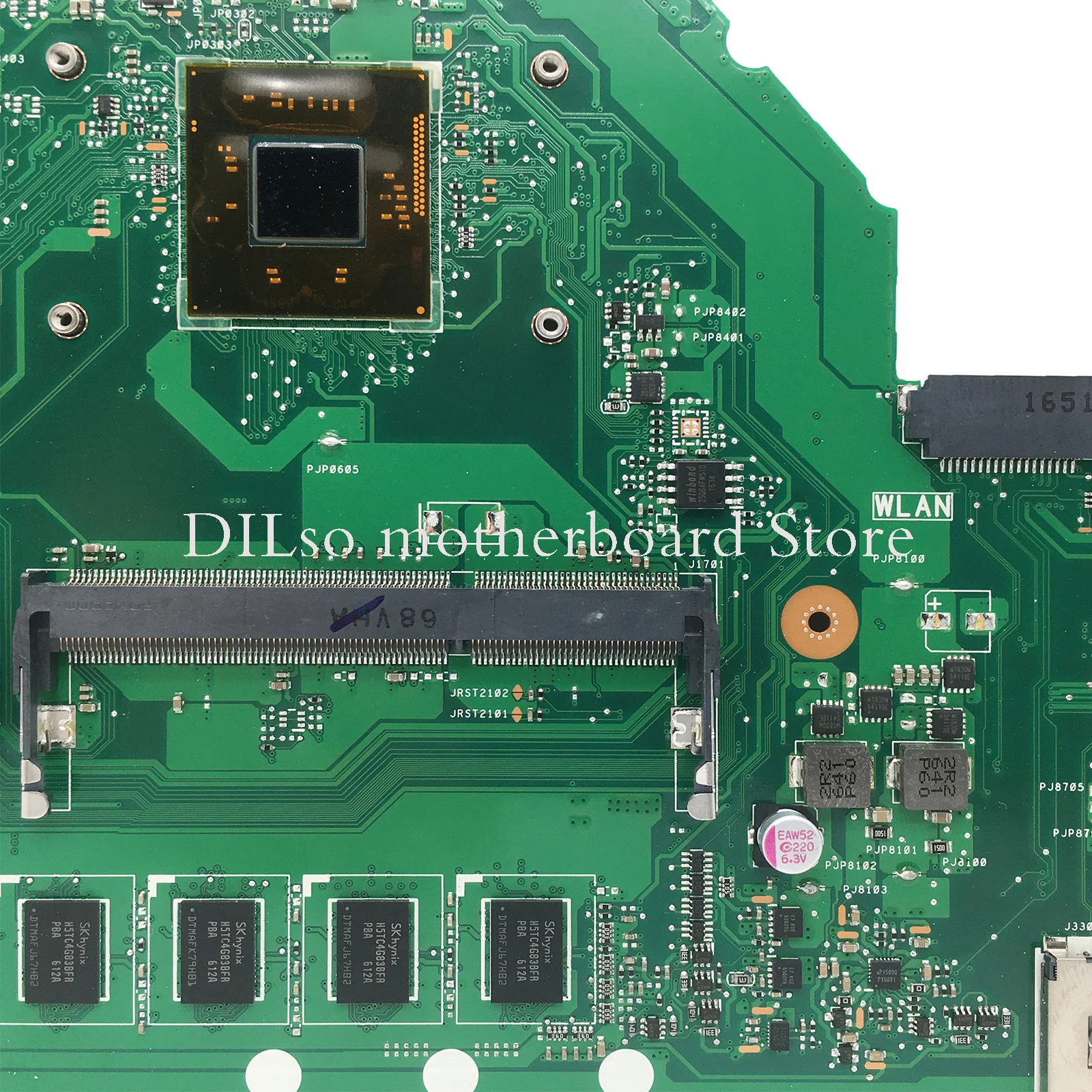 Материнская плата KEFU X550MD для ноутбука ASUS X550MJ X552M X550M X552MD X552MJ материнская 4 Гб/0G RAM