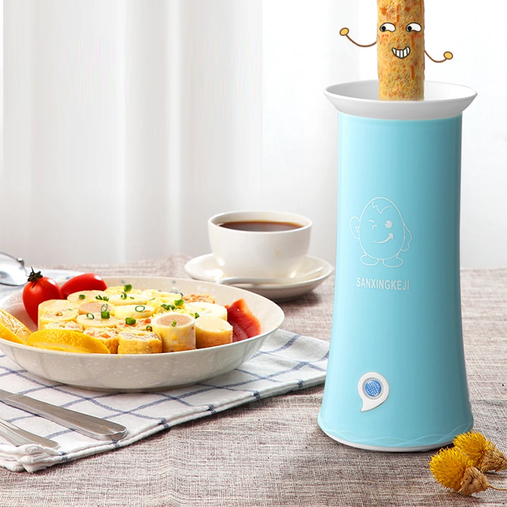

Breakfast Automatic Electric Egg Master Cooker Single Tube Scrambled Egg Sausage Boiler Egg Sandwich Roll Easy Omelette Cooker