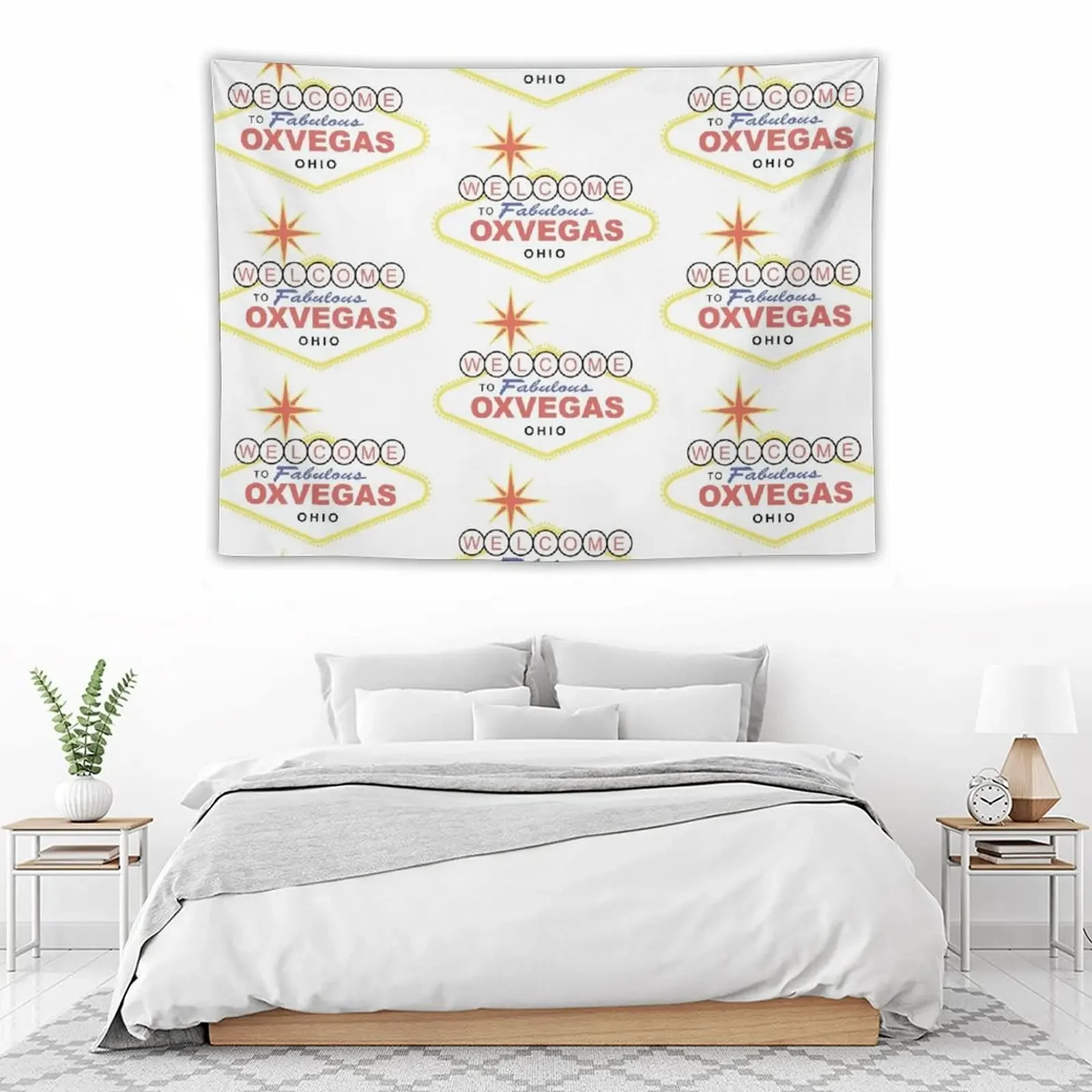 Гобелен Университета Майами оксвегаса украшение для гостиной улицы декор