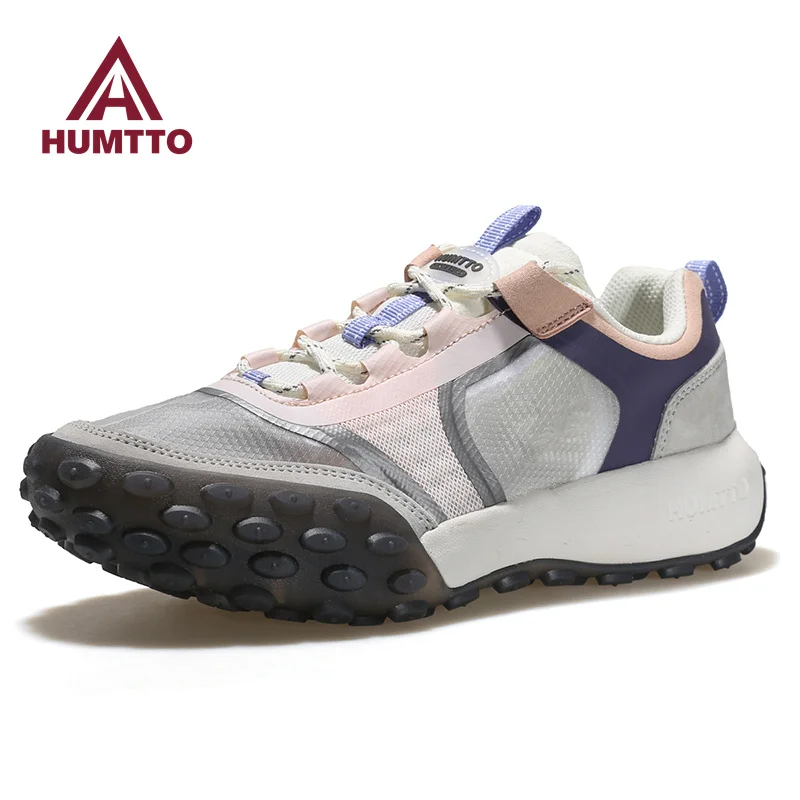 HUMTTO Running Shoes Breathable Trail Sneakers for Women 2022 Brand Sport Luxury Designer Jogging Shoes Woman Casual Trainers