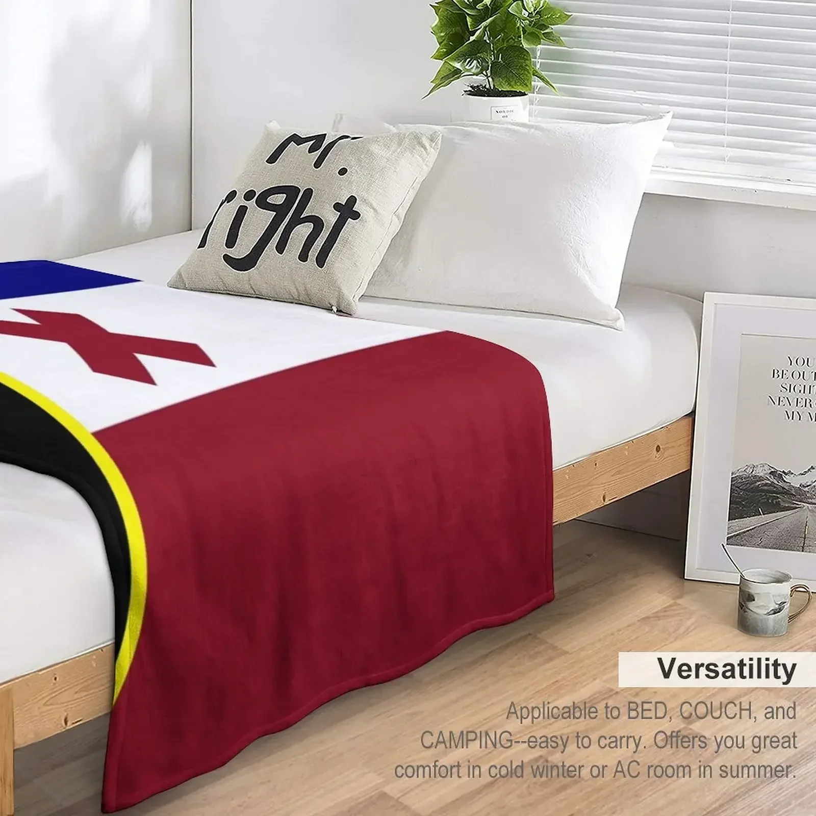 Флаг Лемберга (собано подходит для гобелена) Пледы Волосы дивана Одеяла