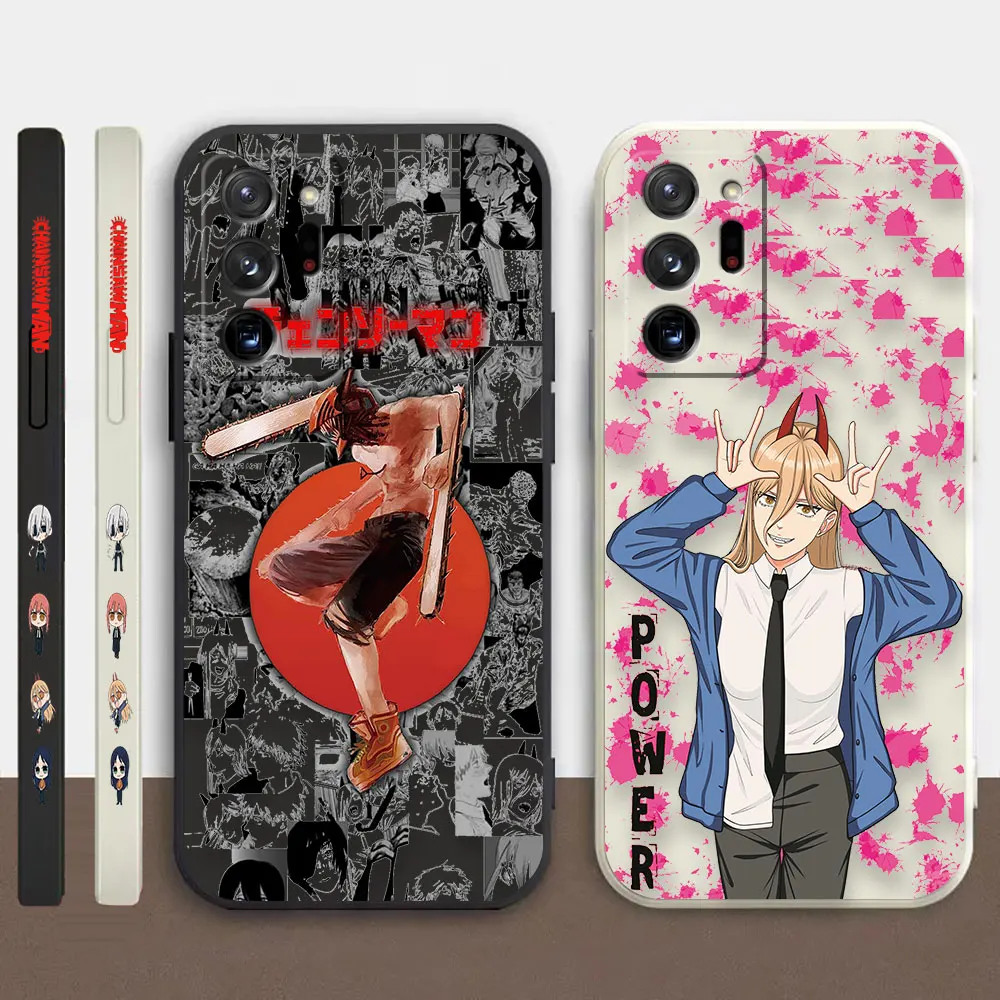 

Anime Power Denji Chainsaw Man Case For Samsung Galaxy A90 A80 A70 A60 A50 A30 A20 A10 Note 20 10 M33 M32 M30 M53 Pro Plus Case