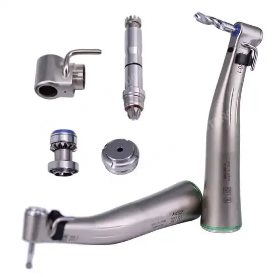 Кнопочный тип 20:1 наконечник с двигателем Contra Angle De ntal im волоконно-оптический