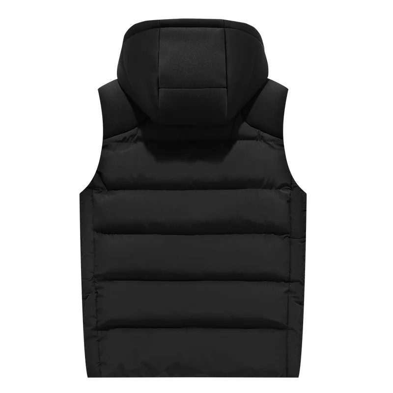 Men's Vest, Padded Jacket Padded Jacket Vest Warm Vest Hooded Padded Jacket