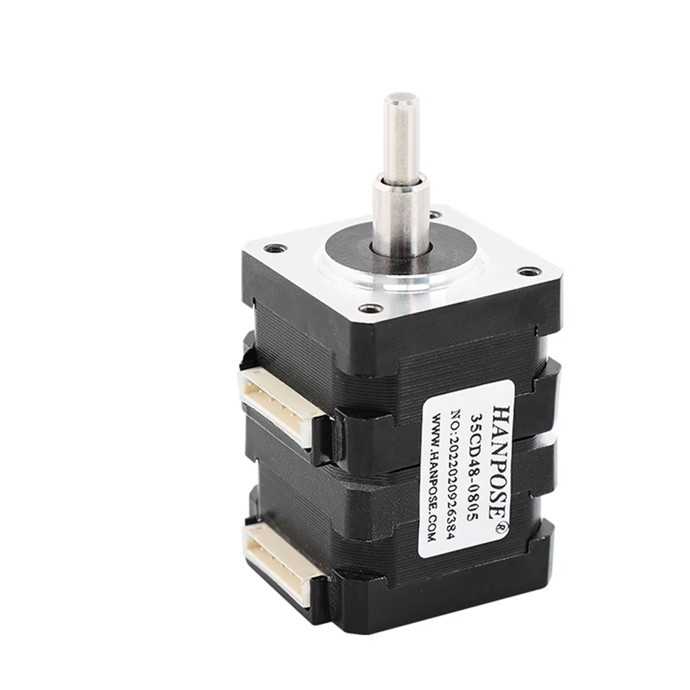 

1pc 35 double-layer stacked motor 48mm 3D printing stepper motor micro automation accessories Forward and reverse rotation