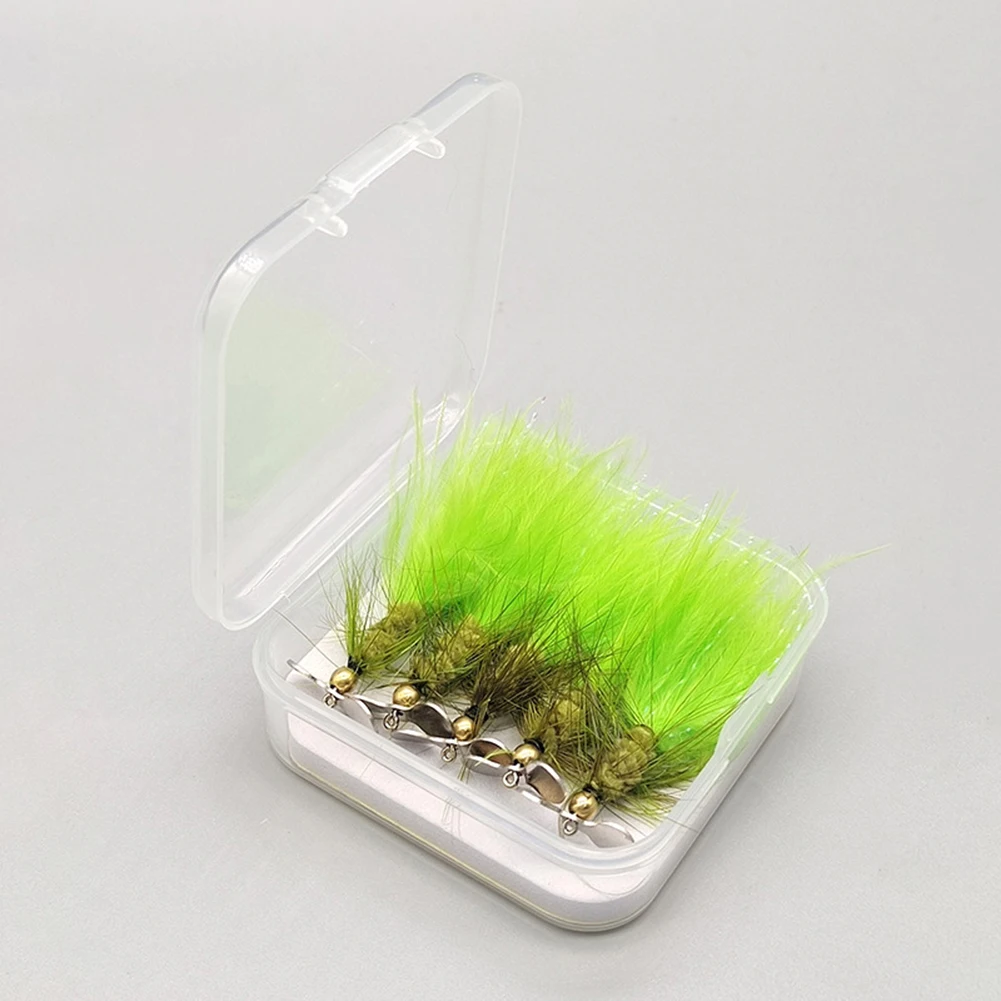 

5pcs Fly Hooks Flyfishing Flies Insect Lures Baits Decoy Bait Fishhook A/B/C/D/E/Mixed Different Style Insect Lures Fishing Tack