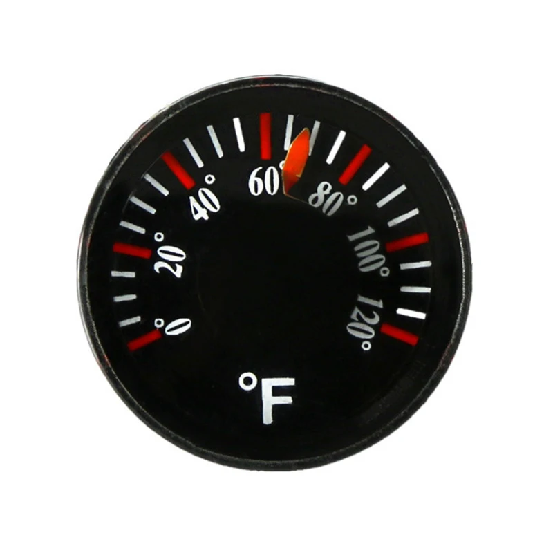 

1Pc Mini Round Diameter 20mm Outdoor Waterproof Plastic Circular Car Thermometer