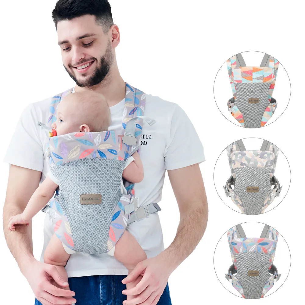 Фото Эргономичный рюкзак-кенгуру для новорожденных слинг положение лица и спины