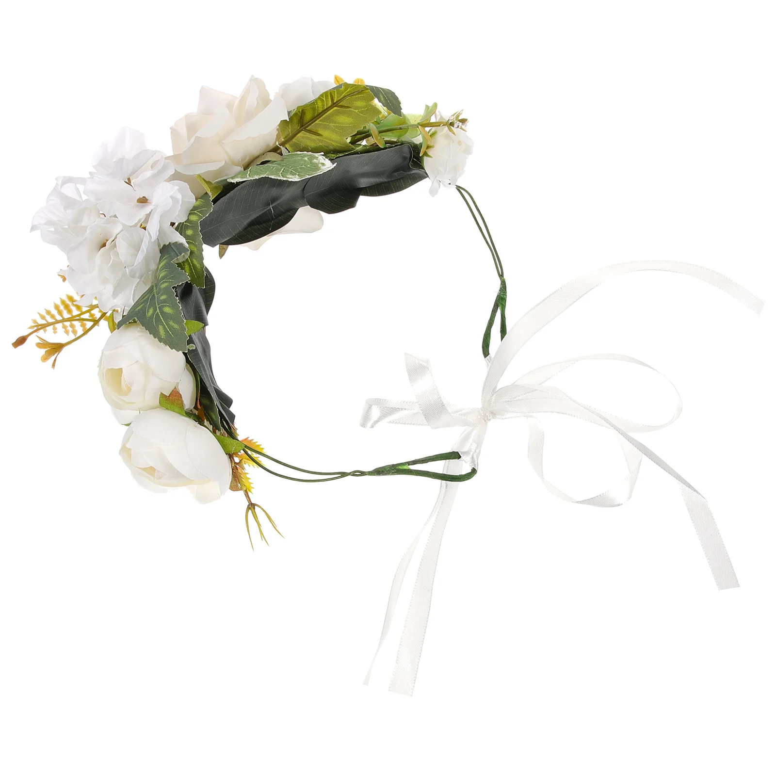 

Wedding Hair Accessories Brides Hairband Women Ties Girls Headbands Headpiece The Flowers