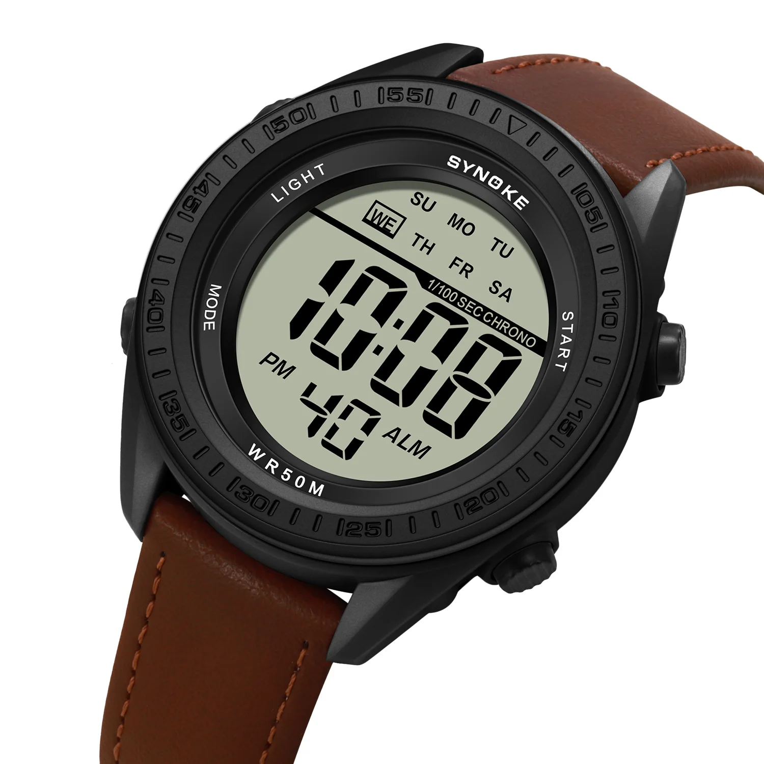 Electronic Luminous Digital Watch For Men Waterproof