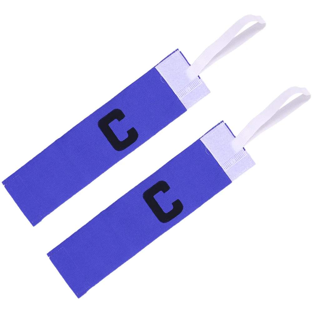 

2Pcs Football Soccer Captain Armband Adjustable Soccer Rugby Basketball Band