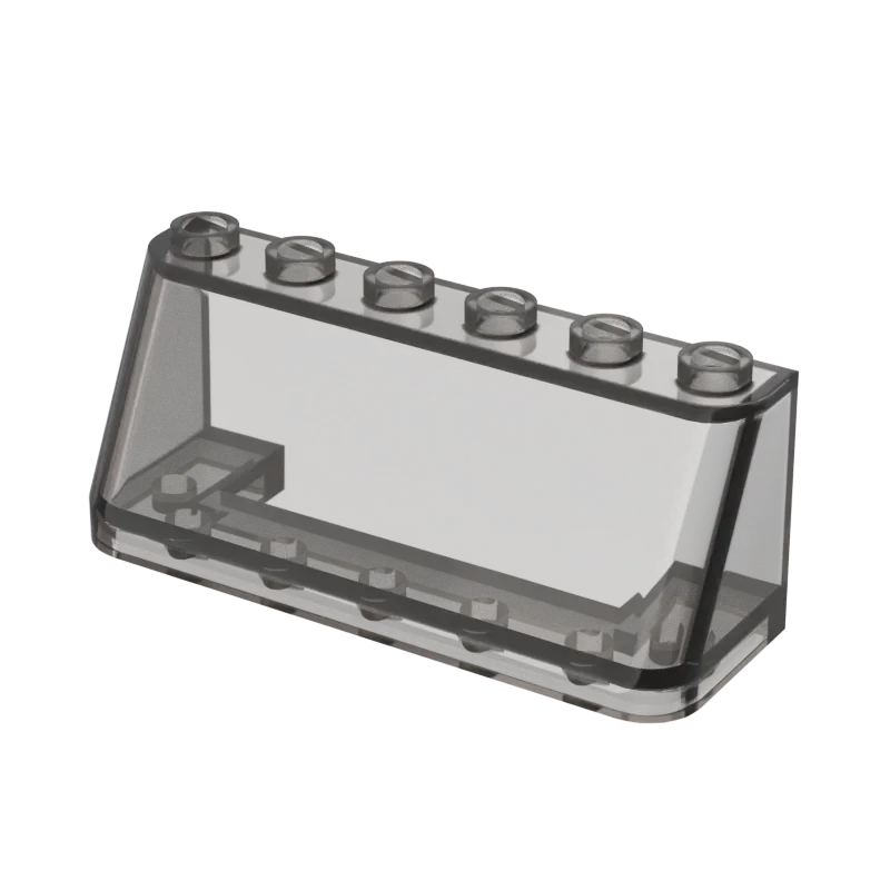 Высокотехнологичная сборка частиц 4176 2x6x2 Наклонный стеклянный кирпич набор