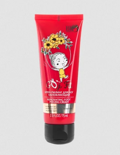 Bio World Goji Fit Крем-пилинг для ног Обновляющий 75мл |