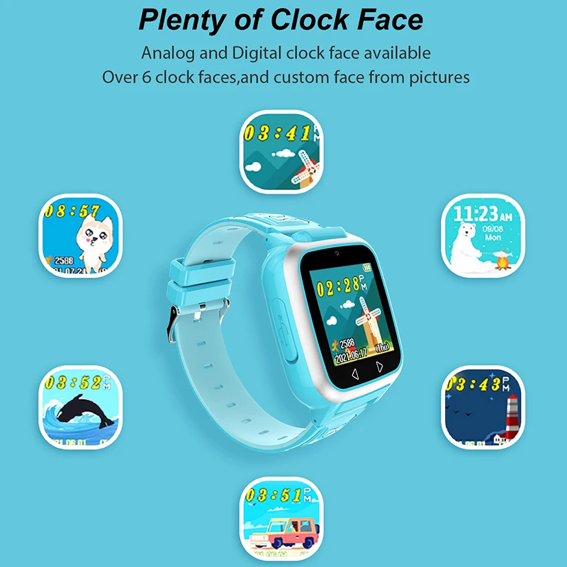 

VBDK Smart Watch Kids Music MP3 Player Multiple Video and Photo Educational Games Pedometer Children Gift Smartwatch For Kids Y8