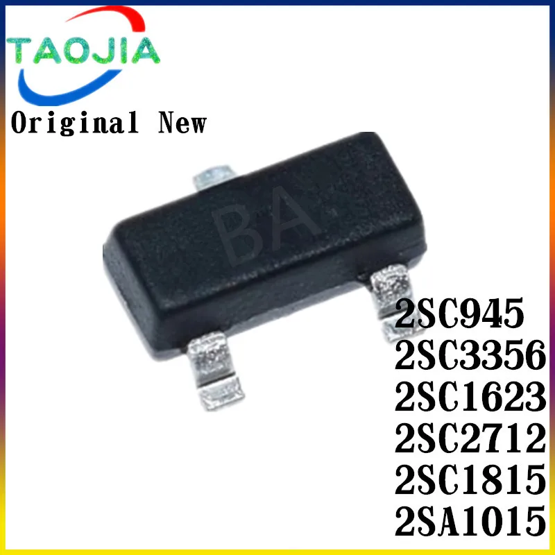 50 шт./лот 2SC3356 3356 R25 2SC945 C945 CR 2SC1623 L6 2SC2712 LY 2SC1815 C1815 HF A1015 2SA1015 BA SMD NPN SOT23 IC