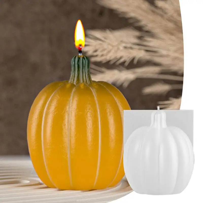 Форма в виде тыквы милая форма форме из смолы искусственная для свечи