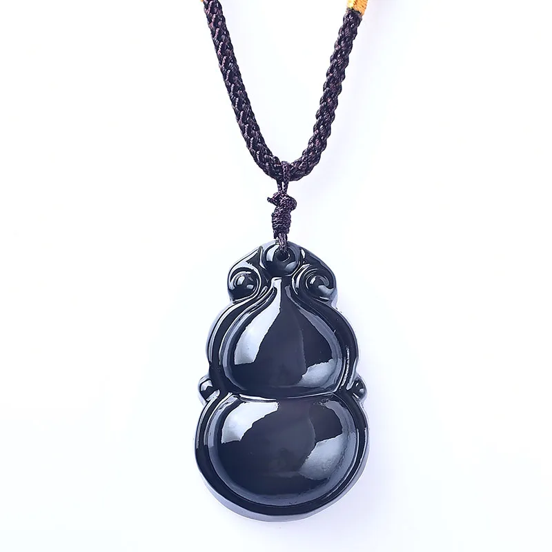 1 шт. натуральный драгоценный камень обсидиан тыква кулон Радужный глаз