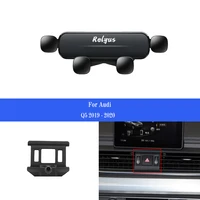 car mobile phone holder for audi q5 2011 2018 2019 2020 smartphone mounts holder gps stand bracket auto accessories