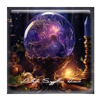 10 шт./Лот Хэллоуин ведьма колдрон хрустальный шар Сова квадратная фото стекло