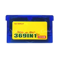 

Игровой картридж Super 369 в 1 GBA, 32-битная карта игровой консоли для GBA/GBA SP/NDS