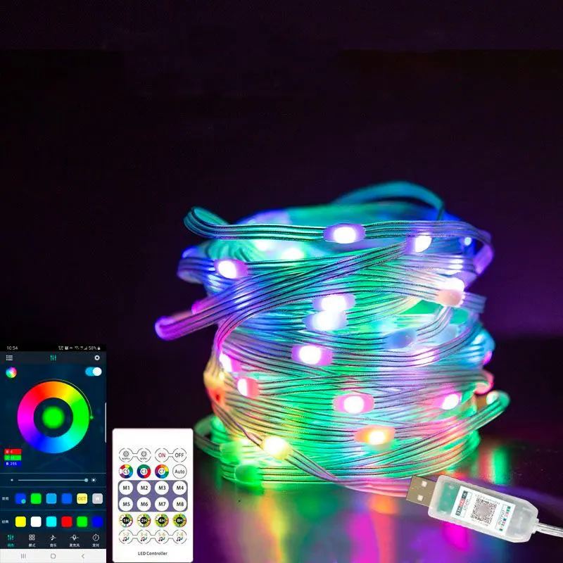 

RGB светодиодные гирлянды IEEYEEY Dreamcolor 5 метров