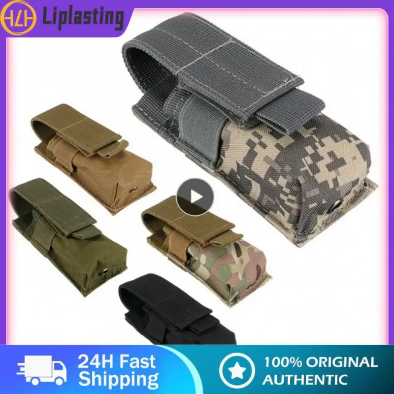 

Flashlight Bag Tactical Molle M5 Military Single Pistol Mag Bag Flashlight Pouch Outdoor Hunting Knife Holster Light Holster Bag