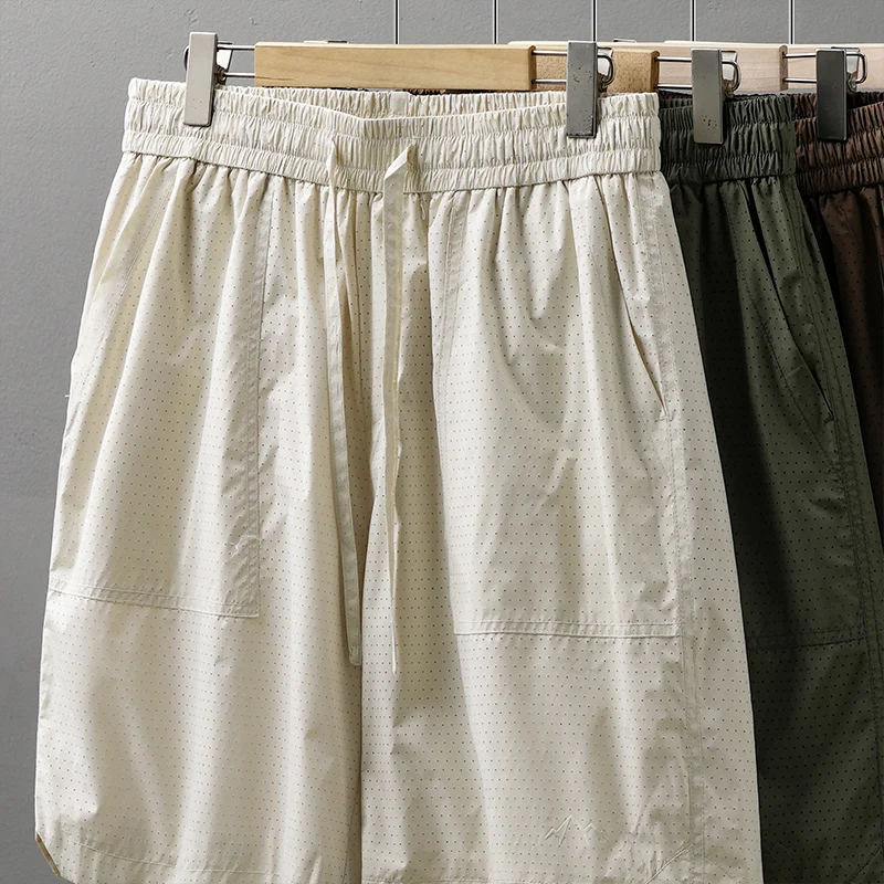 Быстросохнущие шорты-карго DUKEEN из вискозы мужские летние пляжные брюки