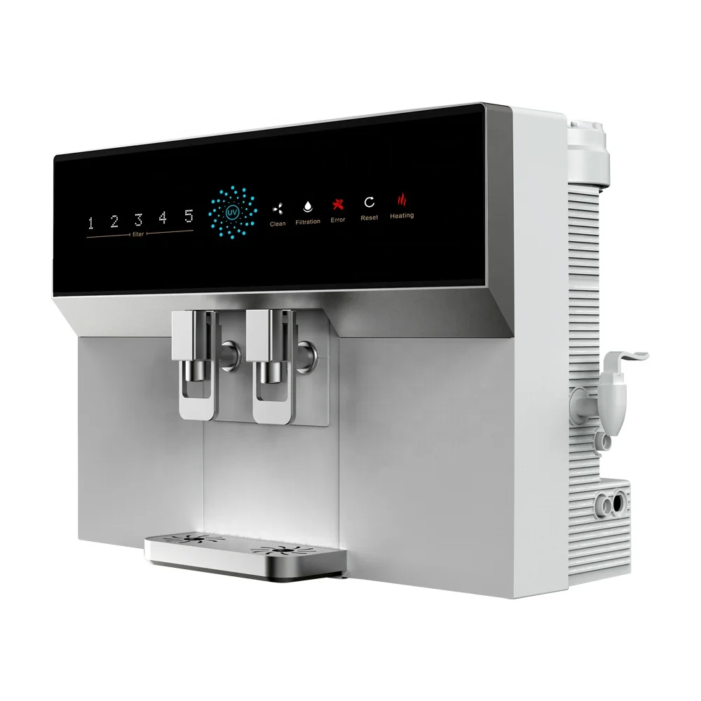 

5-ступенчатая УФ-система обратного осмоса Filterpur, светодиодный щелочной очиститель воды oem