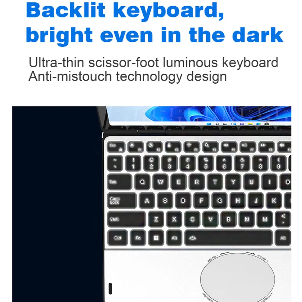 Мини-ноутбук CRELANDER 10 95 дюйма сенсорный экран Intel N100 процессор Windows 11 512 ГБ M2 SSD 2 в 1