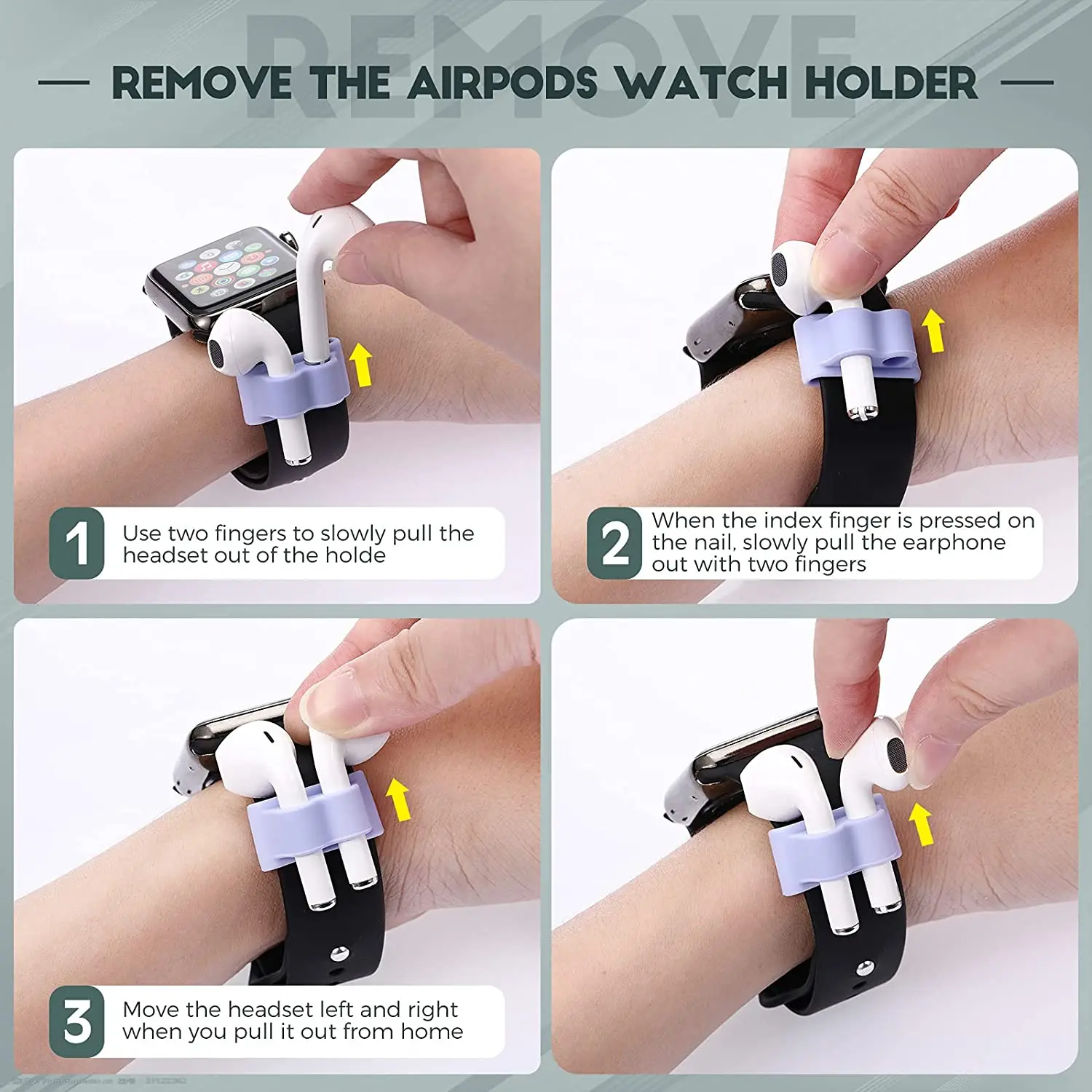 Держатель гарнитуры ремешок для часов полка защита от потери силиконовый