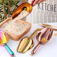 stainless steel candy shovel food shovel out wind tool self service dish spoon candy ice cube flour spoon tool kitchen utensils