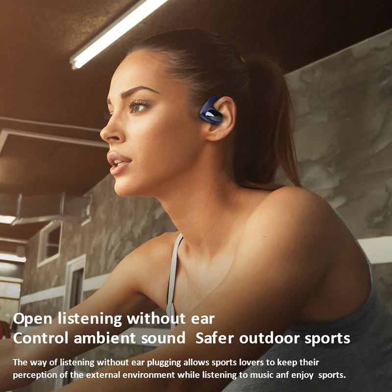 Беспроводные наушники Air проводящие TWS 5 1 Bluetooth-гарнитура спортивные