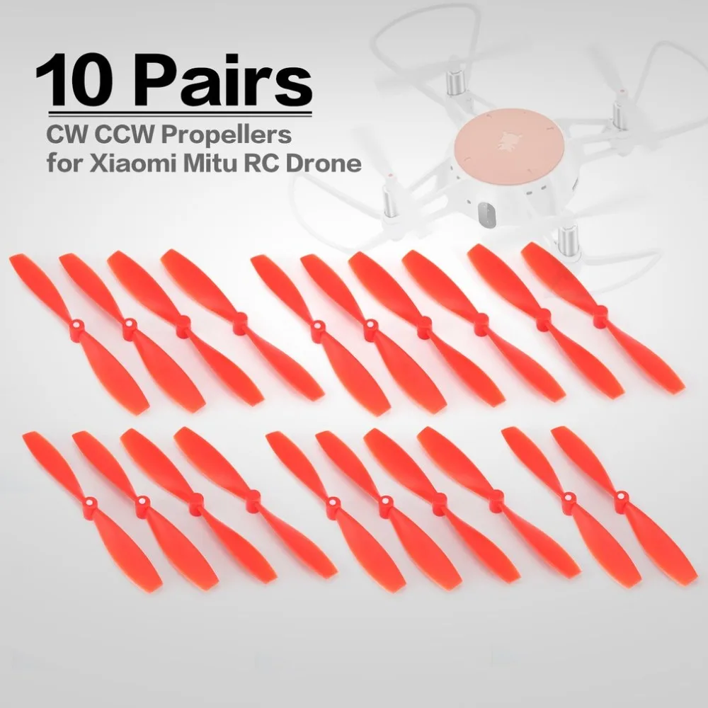 

10 Pairs CW CCW Propellers Mini Props Blades Spare Parts Accessories for Xiaomi Mitu RC FPV Drone Quadcopter Aircraft UVA