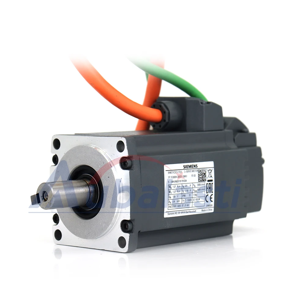 

Siemens Servo Motor 3phase 1FL6034-2AF21-1MA1 400W 1.27NM 3000RPM Dia.14mm
