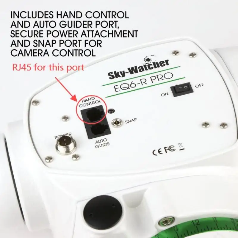 Sky watcher EQMOD ASCOM Goto Кабель ручного контроллера с экваториальным креплением для NEQ3 HEQ5