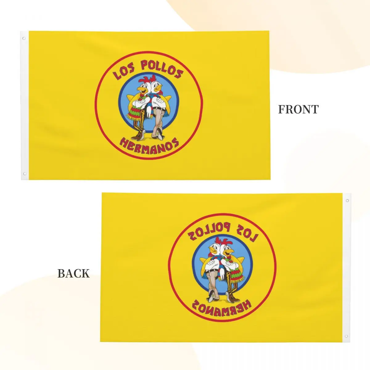 Флаг во все тяжкие Los Pollos Hermanos наружный баннер украшение из полиэстера для цыплят